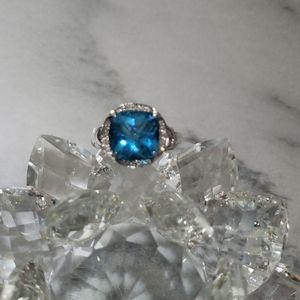 John Hardy Swiss blue topaz ring